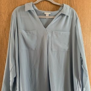 Lovely dusty blue blouse